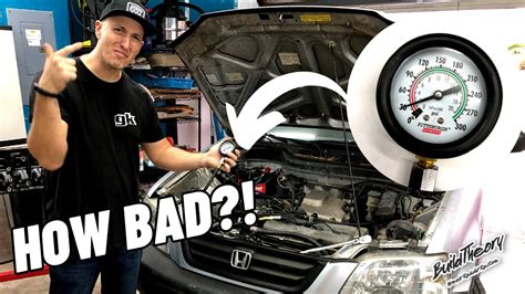 1999 honda crv compression test|How to do a Compression Test 1st gen CRV 97 01 RD1 B20b4.